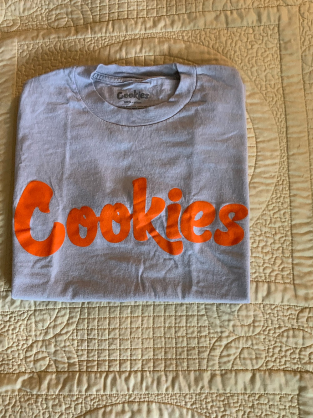 Men’s Cookies Grey & Orange Logo✨